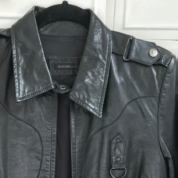 Rudsak leather jacket sz. M - Picture 10 of 10
